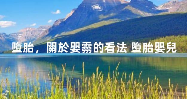 墮胎，關於嬰霛的看法 墮胎嬰兒